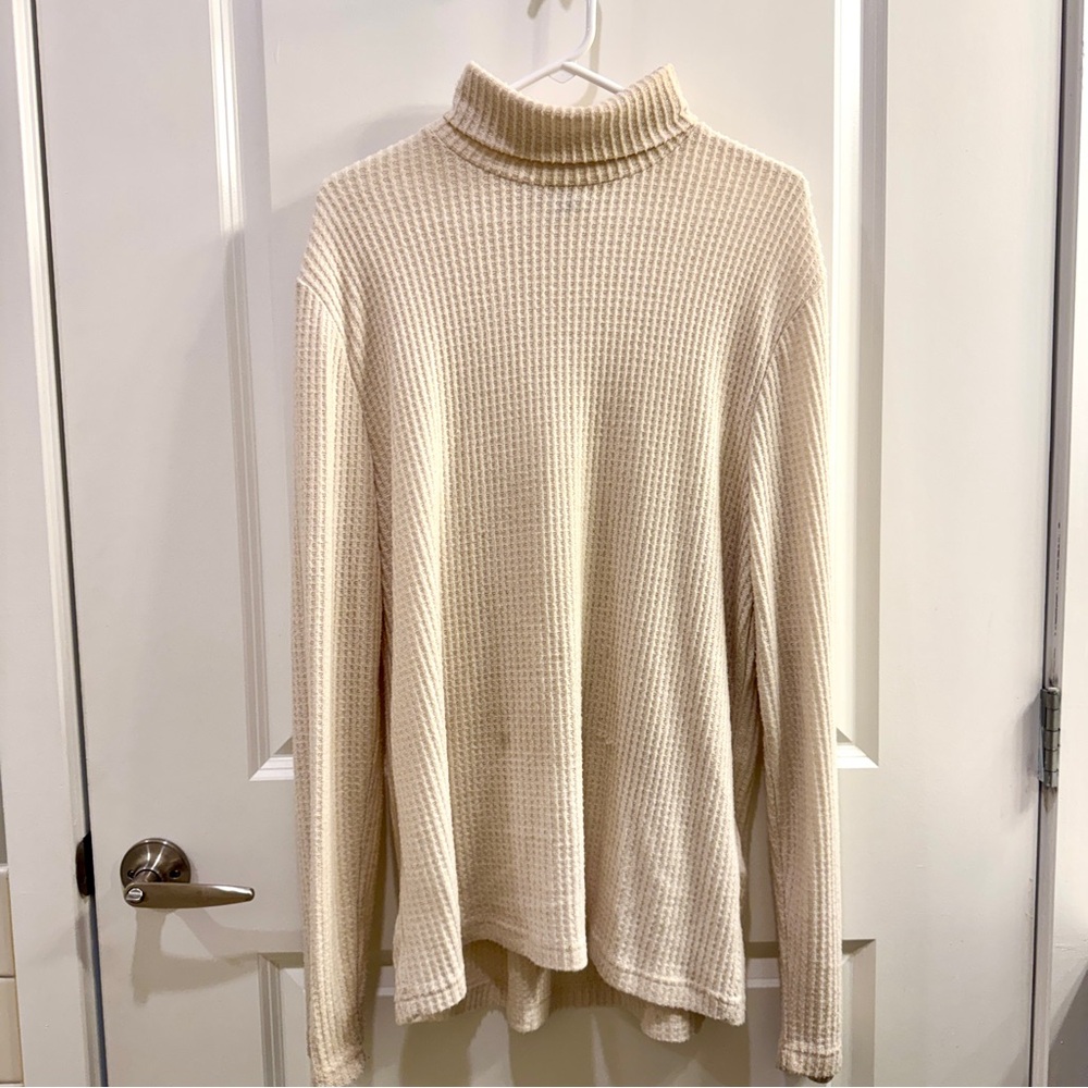Men’s Urban Outfitters Cream Turtleneck Sweater